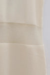 SWAYING/KNIT See-Through Panel Sleeveless Dress SW22SSL05 Apricot PS49